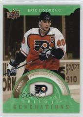 Eric Lindros [Green] Hockey Cards 2022 Upper Deck Trilogy Generations Prices