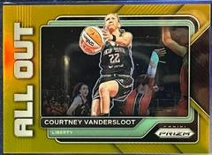 Courtney Vandersloot [Gold] #2 Basketball Cards 2023 Panini Prizm WNBA All Out Prices