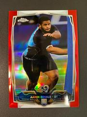 Aaron Donald [Red Refractor] #175 Football Cards 2014 Topps Chrome Prices