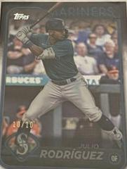 Julio Rodriguez [Clear] #44 Baseball Cards 2024 Topps Prices