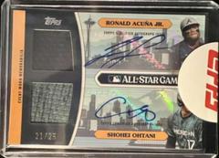 Shohei Ohtani, Ronald Acuna Jr. #ASSDA-AO Baseball Cards 2023 Topps Update All Star Stitches Dual Autographs Prices