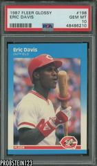 Eric Davis #198 Baseball Cards 1987 Fleer Glossy Prices