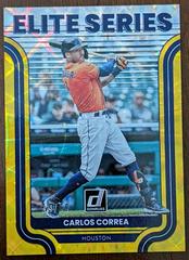 Carlos Correa [Gold] #ES-5 Baseball Cards 2022 Panini Donruss Elite Series Prices