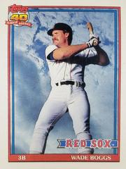 Wade Boggs #450 Baseball Cards 1991 Topps Prices