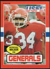 Herschel Walker #86 Football Cards 1985 Topps USFL Prices