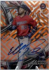 Eddie Rosario [Orange Magma Diffractor] Baseball Cards 2016 Topps High Tek Autograph Prices