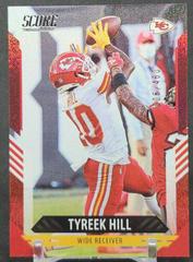 Tyreek Hill [Dots Red] #2 Football Cards 2021 Panini Score Prices