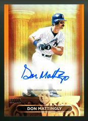 Don Mattingly [Orange] Baseball Cards 2024 Topps Tribute Pillars of the Game Autograph Prices