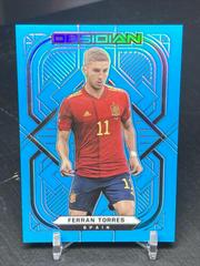 Ferran Torres [Electric Etch Blue] #102 Soccer Cards 2021 Panini Obsidian Prices