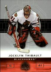 Jocelyn Thibault #19 Hockey Cards 2002 SP Authentic Prices