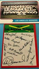 Los Angeles Dodgers Baseball Cards 1974 Topps Team Checklist Prices