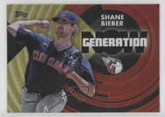 Shane Bieber [Gold] #GN-13 Baseball Cards 2022 Topps Generation Now Prices