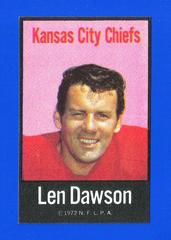 Len Dawson Football Cards 1972 NFLPA Iron Ons Prices