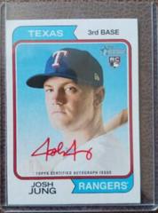 Josh Jung [Special Edition Red Ink] #ROA-JJ Baseball Cards 2023 Topps Heritage Real One Autographs Prices