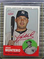 Jesus Montero [Red Ink] Baseball Cards 2012 Topps Heritage Real One Autographs Prices