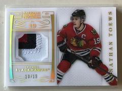 Jonathan Toews [Base Numbers Patch] #44 Hockey Cards 2013 Panini National Treasures Prices