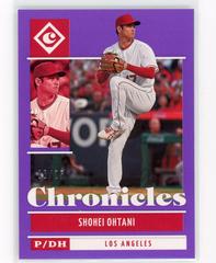 Shohei Ohtani [Purple] #31 Baseball Cards 2022 Panini Chronicles Prices