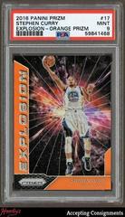 Stephen Curry [Orange Prizm] Basketball Cards 2016 Panini Prizm Explosion Prices