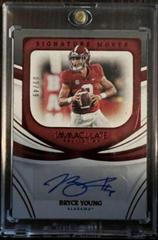 Bryce Young #SM-BYO Football Cards 2022 Panini Immaculate Collegiate Signature Moves Prices