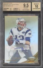 Tom Brady [Mirror Gold Autograph] Football Cards 2012 Panini Certified Prices