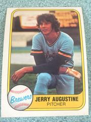 Jerry Augustine [Billy Travers Photo] #514 Baseball Cards 1981 Fleer Prices