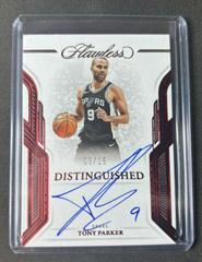 Tony Parker #24 Basketball Cards 2022 Panini Flawless Distinguished Auto Prices