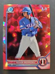 Yeison Morrobel [Red Refractor] #BCP-200 Baseball Cards 2022 Bowman Chrome Prospects Prices