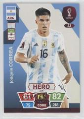 Joaquin Correa #33 Soccer Cards 2022 Panini Adrenalyn XL FIFA World Cup Qatar Prices