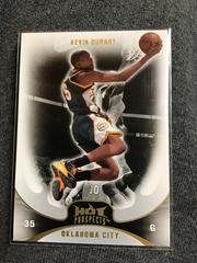 Kevin Durant #25 Basketball Cards 2008 Fleer Hot Prospects Prices