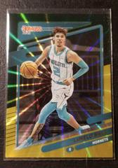 LaMelo Ball [Green and Yellow Laser] Basketball Cards 2021 Panini Donruss Prices