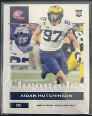 Aidan Hutchinson [Pink] #1 Football Cards 2022 Panini Chronicles Draft Picks Prices