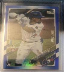 Santiago Espinal [Blue Foil] Baseball Cards 2021 Topps Opening Day Prices
