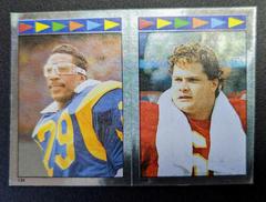 Eric Dickerson, Bill Maas Football Cards 1987 Topps Stickers Prices
