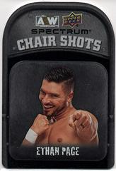 Ethan Page #CS-17 Wrestling Cards 2021 Upper Deck AEW Spectrum Chair Shots Metal Prices