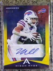 Micah Hyde [Gold] #ASC-MHY Football Cards 2021 Panini Chronicles Ascension Autographs Prices