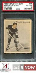 Armand Mondou Hockey Cards 1933 World Wide Gum Ice Kings Prices