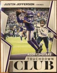 Justin Jefferson #TD-10 Football Cards 2022 Panini Rookies & Stars Touchdown Club Prices