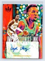 Onyeka Okongwu [Ruby] #21 Basketball Cards 2023 Panini Court Kings Impressionist Ink Prices