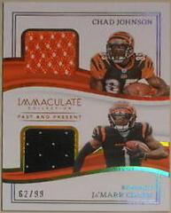 Chad Johnson / Ja'Marr Chase #33 Football Cards 2023 Panini Immaculate Dual Jersey Prices