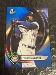 Yordan Alvarez [Blue] #52 Baseball Cards 2022 Bowman Platinum Prices