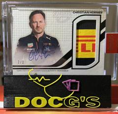 Christian Horner [Black] #DAP-CH Racing Cards 2021 Topps Dynasty Formula 1 Autograph Patch Prices