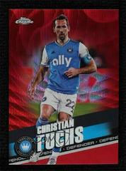 Christian Fuchs [Red Wave] #135 Soccer Cards 2022 Topps Chrome MLS Prices