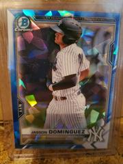 Jasson Dominguez #BCP-13 Baseball Cards 2021 Bowman Sapphire Prices