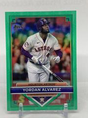 Yordan Alvarez [Green] #6 Baseball Cards 2023 Topps Flagship Collection Prices