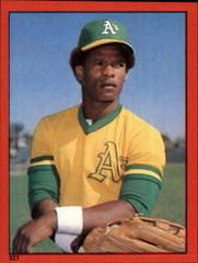 Rickey Henderson #221 Baseball Cards 1982 Topps Stickers Prices