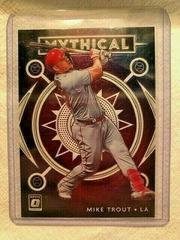Mike Trout [Holo] Baseball Cards 2020 Panini Donruss Optic Mythical Prices