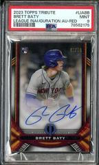 Brett Baty [Red] #LIA-BB Baseball Cards 2023 Topps Tribute League Inauguration Autographs Prices