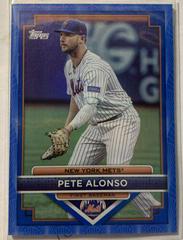 Pete Alonso [Blue] Baseball Cards 2023 Topps Flagship Collection Prices