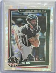 Kyle Teel [Hobby Longevity Cracked Ice] Baseball Cards 2022 Panini Stars & Stripes USA Prices