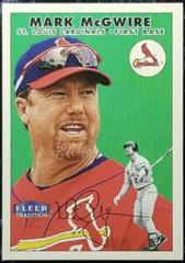 Mark McGwire Baseball Cards 2000 Fleer Prices